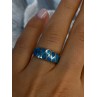 925 Sterling Silver Turquoise Ring Size 7