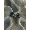 925 Sterling Silver Topaz & Aquamarine Ring Size 10