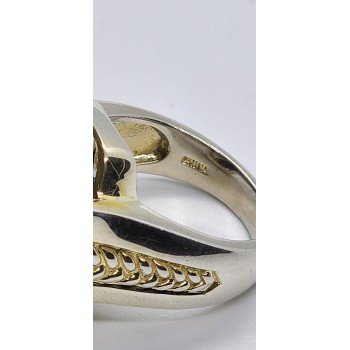 925 Sterling Silver Quartz Ring Size 7