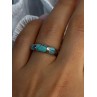 Vintage 925 Sterling Silver Turquoise Ring Size 7