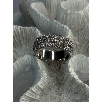 Elegant Design 925 Sterling Silver Beryl Ring Size 7.5