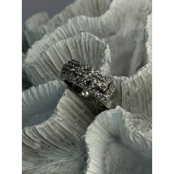Elegant Design 925 Sterling Silver Beryl Ring Size 7.5