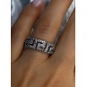 Elegant Design 925 Sterling Silver Beryl Ring Size 7.5