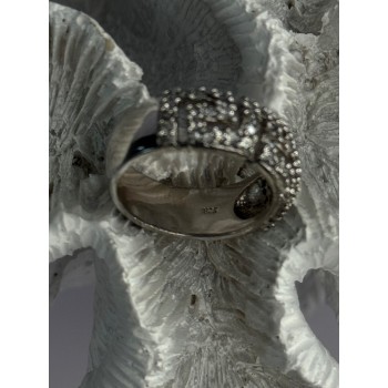 Elegant Design 925 Sterling Silver Beryl Ring Size 7.5