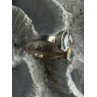 925 Sterling Silver Blue Topaz Ring Size 7