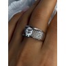 Elegant Design 925 Sterling Silver Cz Ring Size 10