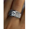 Elegant Design 925 Sterling Silver Cz Ring Size 10