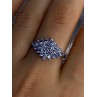925 Sterling Silver Tanzanite Ring Size 9