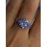 925 Sterling Silver Tanzanite Ring Size 9