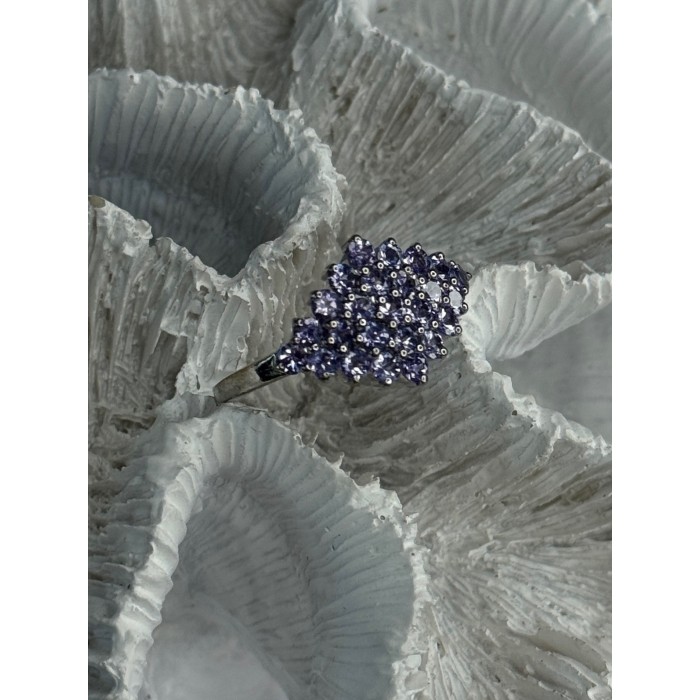 925 Sterling Silver Tanzanite Ring Size 9