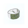 925 Sterling Silver Tsavorite Ring Size 7