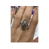 Vintage 925 Sterling Silver Marcasites Ring Size 10.25
