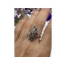 Vintage 925 Sterling Silver Marcasites Ring Size 10.25