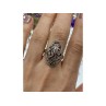 Vintage 925 Sterling Silver Marcasites Ring Size 10.25