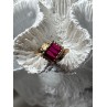 14K YELLOW GOLD RING RUBY SIZE 2.5