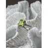 10K WHITE GOLD RING PERIDOT & DIAMONDS SIZE 6.5