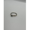 10K WHITE GOLD DIAMOND HEART  RING SIZE 6