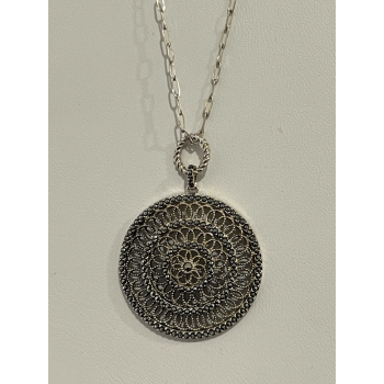 925 STERLING SILVER  MARCASITE NECKLACE
