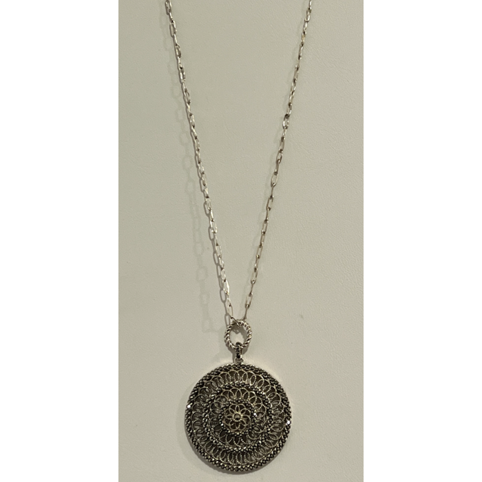 925 STERLING SILVER  MARCASITE NECKLACE