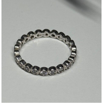 925 Sterling Silver CZ Ring Size 7.5