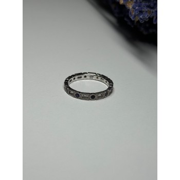 925 Sterling Silver CZ Ring Size 6.5