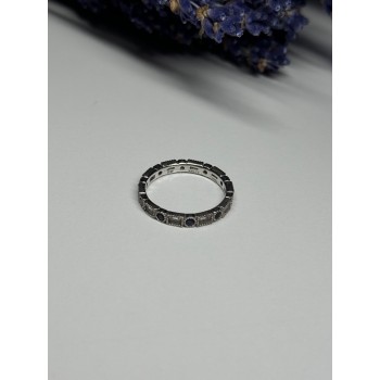925 Sterling Silver CZ Ring Size 6.5