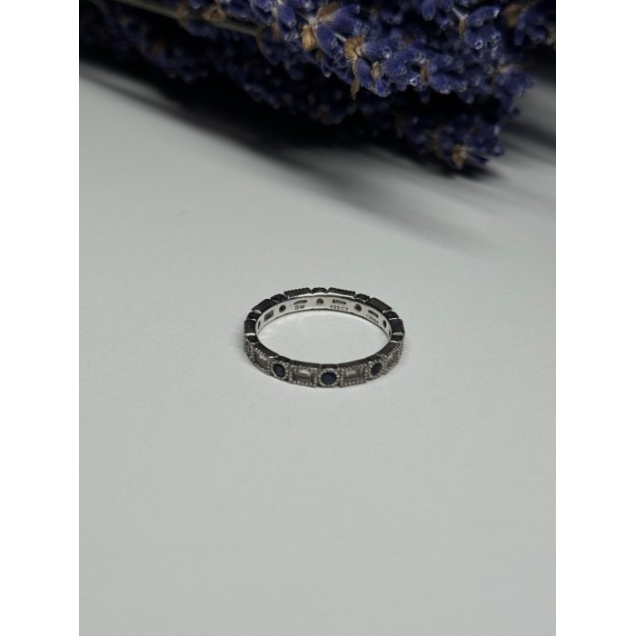 925 Sterling Silver CZ Ring Size 6.5