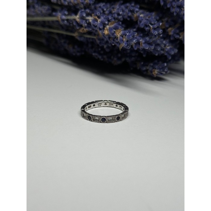 925 Sterling Silver CZ Ring Size 6.5