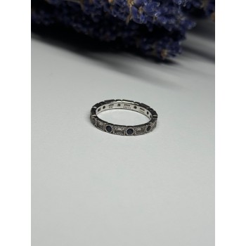 925 Sterling Silver CZ Ring Size 6.5
