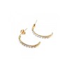 14K YELLOW GOLD DIAMONDS EARRINGS