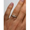14K WHITE GOLD  DIAMONDS MATCHED PERFECTION RING SIZE 6