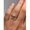 14K WHITE GOLD  DIAMONDS MATCHED PERFECTION RING SIZE 6