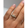 14K WHITE GOLD  DIAMONDS MATCHED PERFECTION RING SIZE 6