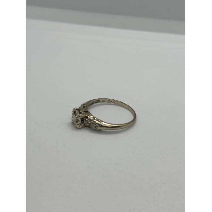 14K WHITE GOLD  DIAMONDS MATCHED PERFECTION RING SIZE 6