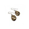 925 Sterling Silver Leopard Jasper Earrings