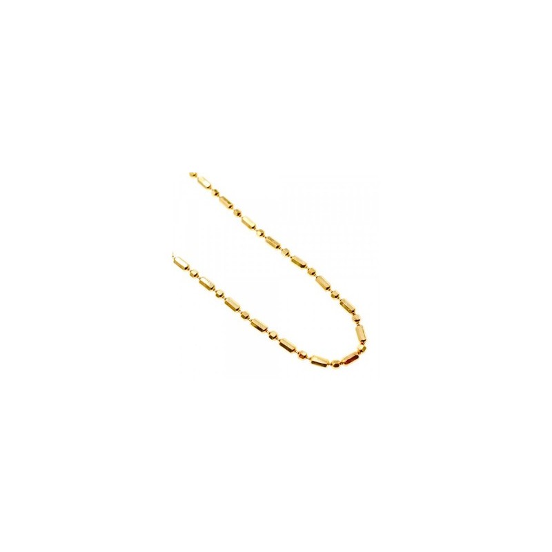 925 Sterling Silver Gold Plated Necklace Italy 39.4 in