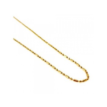 925 Sterling Silver Gold Plated Necklace Italy 39.4 in