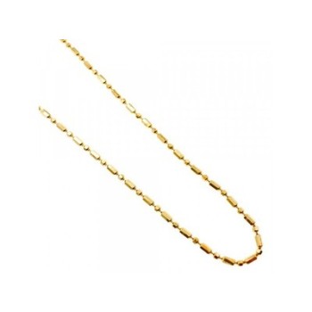 925 Sterling Silver Gold Plated Necklace Italy 39.4 in