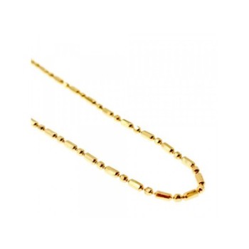 925 Sterling Silver Gold Plated Necklace Italy 39.4 in