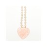 14K YELLOW GOLD ROSE QUARTZ 