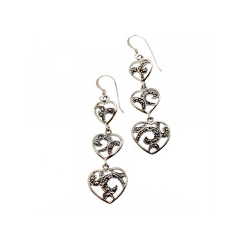 925 Sterling Silver Marcasites 