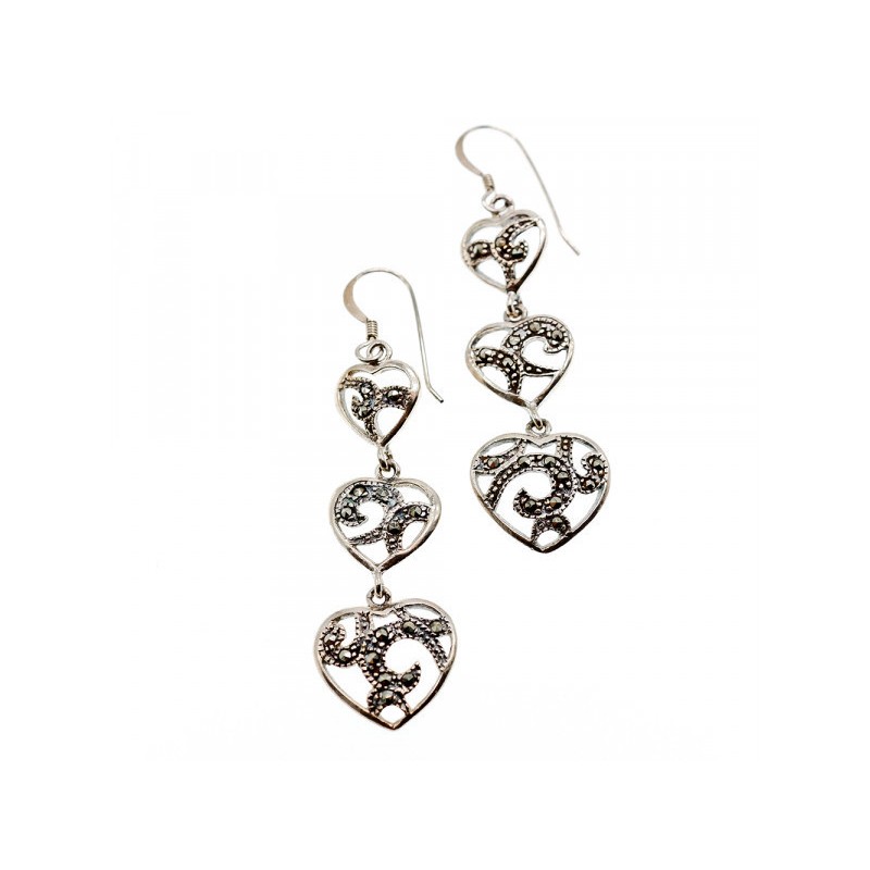 925 Sterling Silver Marcasites 