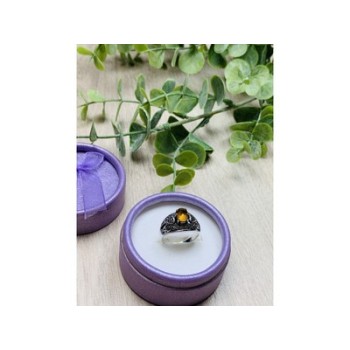 925 Sterling Silver Heliodor Ring Size 6.5