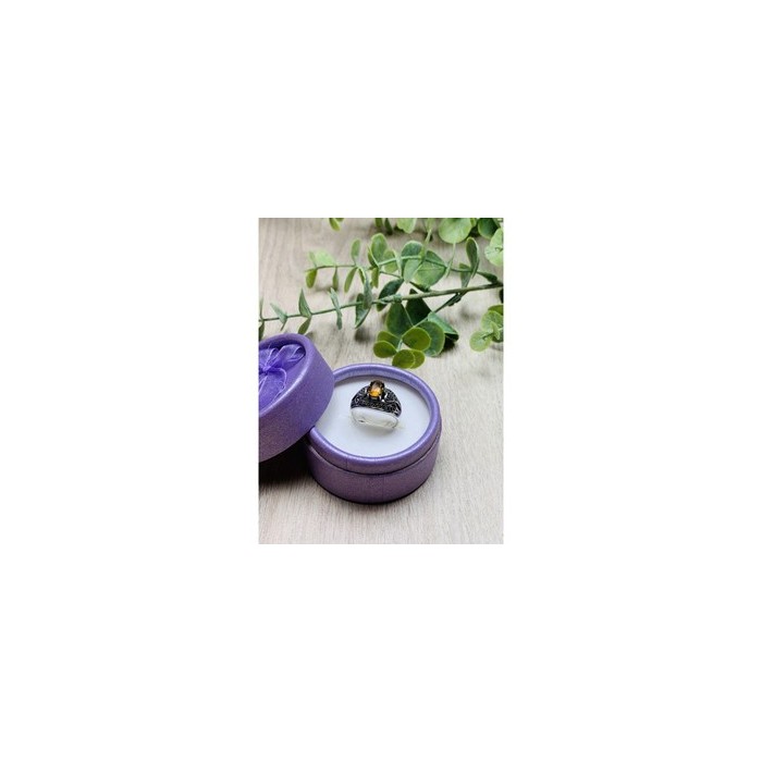 925 Sterling Silver Heliodor Ring Size 6.5