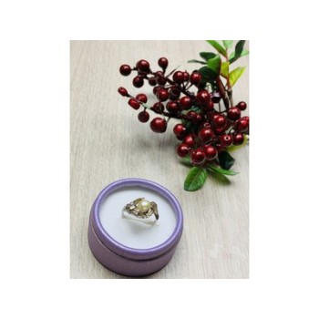 925 Sterling Silver Pearl Ring Size 8