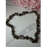 925 Sterling Silver Amber Necklace Length 20 Inch
