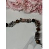 925 Sterling Silver Amber Necklace Length 20 Inch