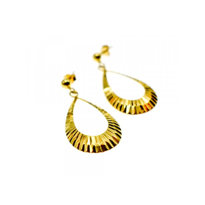 925 Sterling Silver Gold Plated Stud Earrings