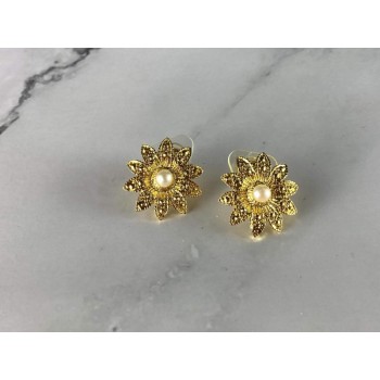 925 STERLING SILVER GOLD PLATED PEARLS 