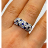 925 Sterling Silver CZ Ring Size 7